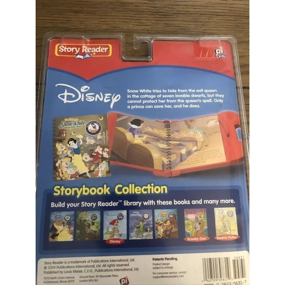 NEW : Story Reader Disney's Snow White and the Seven Dwarfs Book & Cartridge